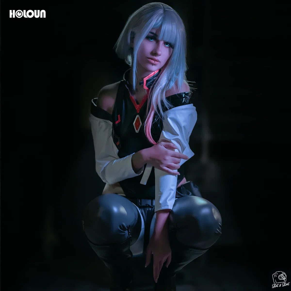 Cyberpunk Edgerunners - Cosplay Lucy Lucyna Kushinada costume de déguisement complet