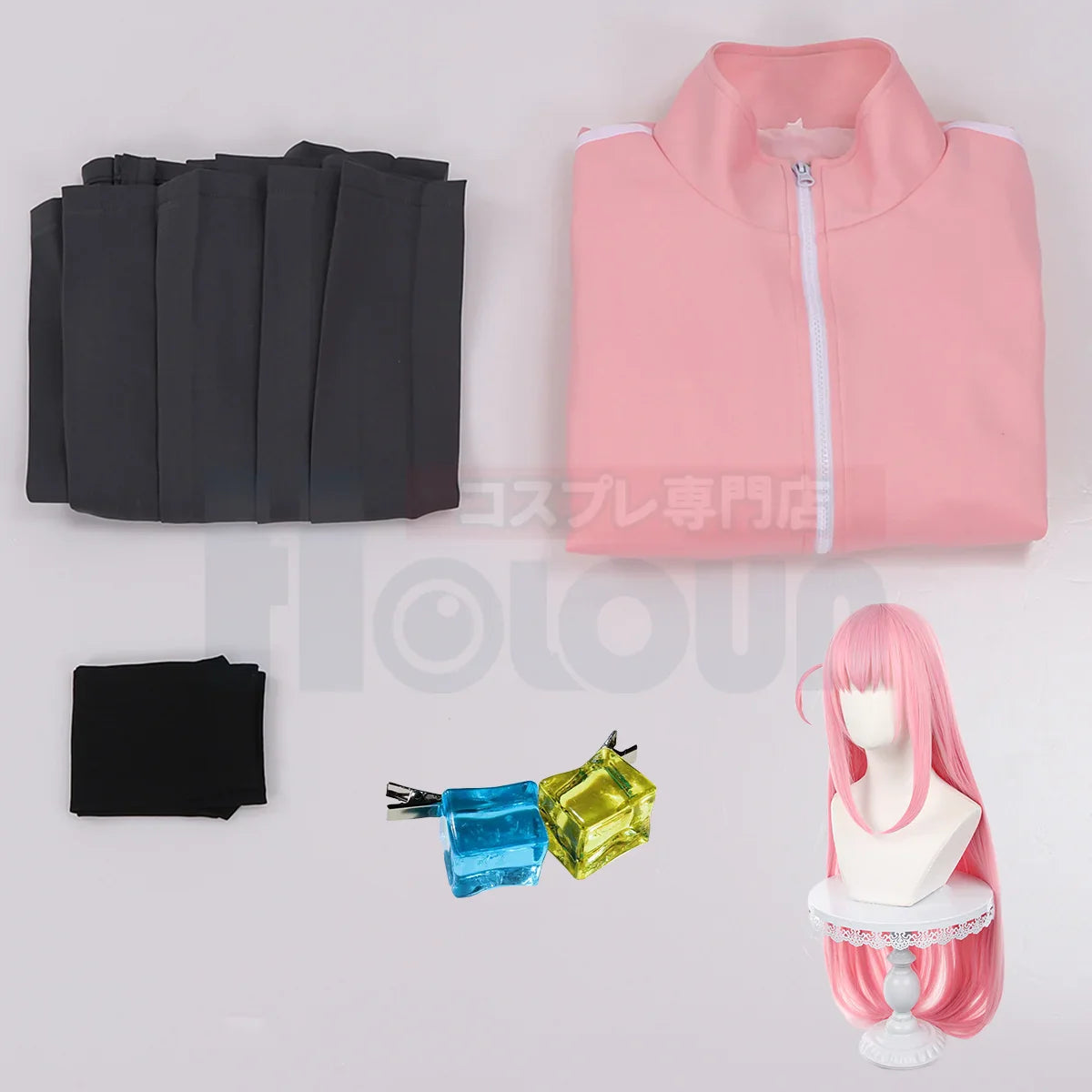 Bocchi The Rock - Cosplay Hitori Gotoh costume de déguisement complet