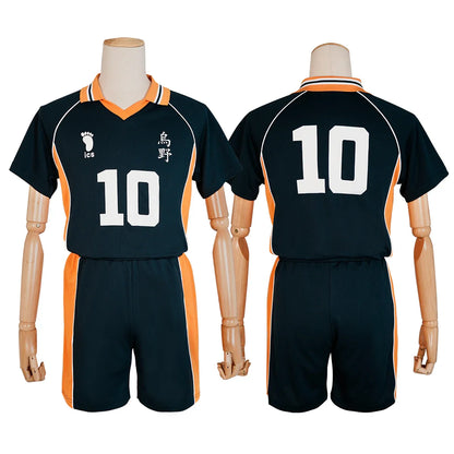 Haikyuu - Cosplay Shoyo Hinata Maillot du club de volley-ball du lycée Karasuno Jersey