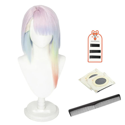 Cyberpunk Edgerunners - Perruque Lucy Lucyna Kushinada pour cosplay
