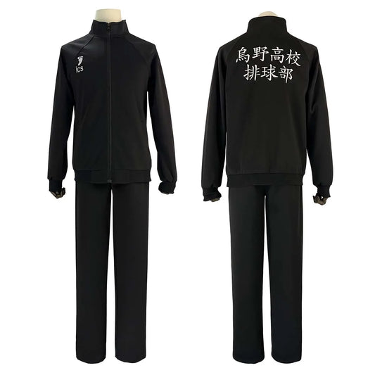 Haikyuu - Cosplay Lycée Karasuno Ensemble de Training du lycée Karasuno Maillot Jersey