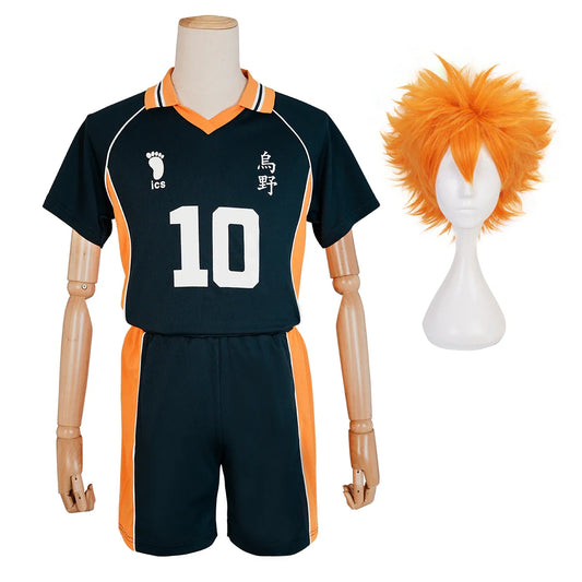 Haikyuu - Cosplay Shoyo Hinata Maillot du club de volley-ball du lycée Karasuno Jersey