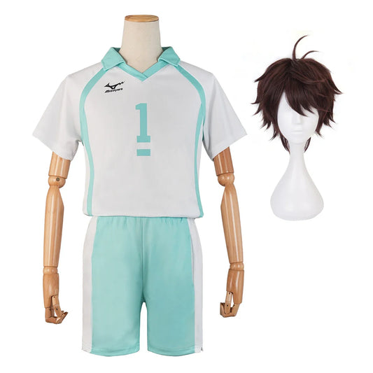 Haikyuu - Cosplay Tooru Oikawa Maillot du club de volley-ball du lycée Aobajōsai Jersey