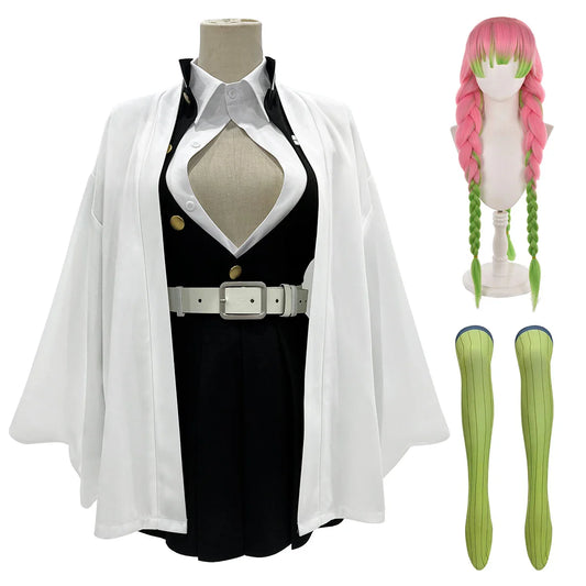 Demon Slayer - Cosplay Mitsuri Kanroji costume de déguisement complet