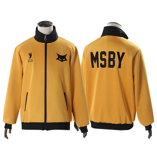 Haikyuu - Cosplay MSBY Black Jackal Veste du Club de volleyball MSBY Black Jackal Maillot Jersey