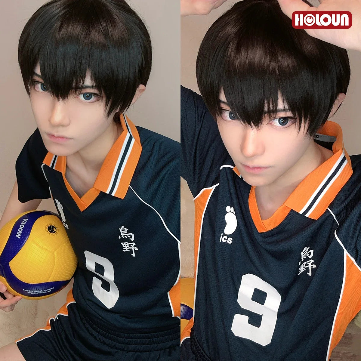 Haikyuu - Cosplay Tobio Kageyama Maillot du club de volley-ball du lycée Karasuno Jersey