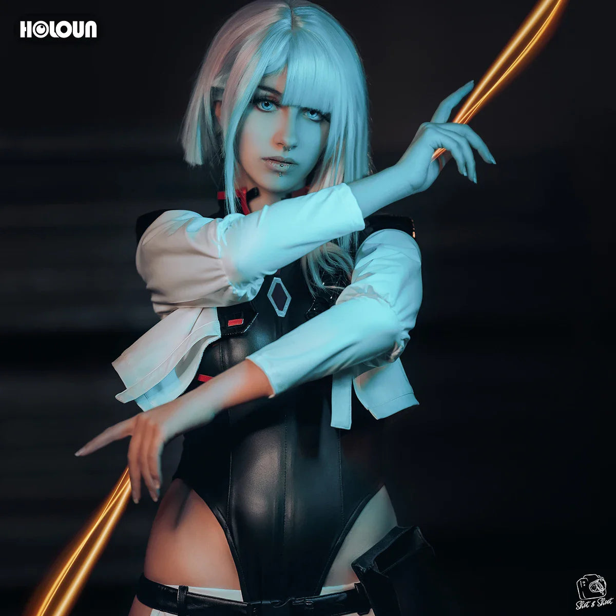 Cyberpunk Edgerunners - Cosplay Lucy Lucyna Kushinada costume de déguisement complet