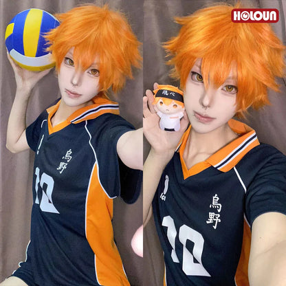 Haikyuu - Cosplay Shoyo Hinata Maillot du club de volley-ball du lycée Karasuno Jersey