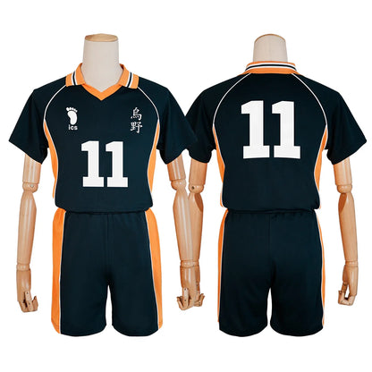 Haikyuu - Cosplay Kei Tsukishima Maillot du club de volley-ball du lycée Karasuno Jersey