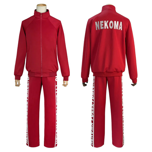 Haikyuu - Cosplay Lycée Nekoma Ensemble de Training du lycée Nekoma Maillot Jersey