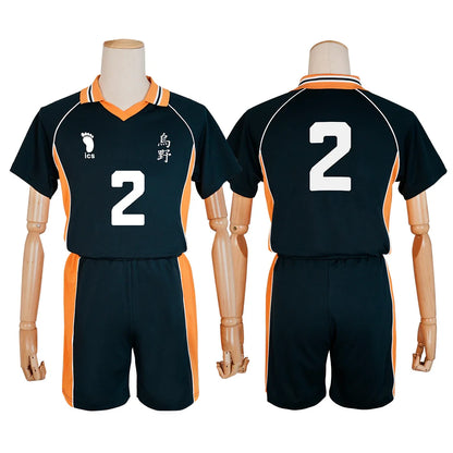 Haikyuu - Cosplay Koshi Sugawara Maillot du club de volley-ball du lycée Karasuno Jersey