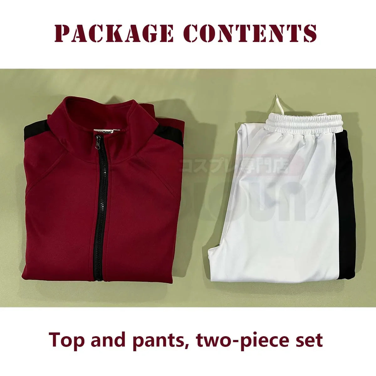 Haikyuu - Cosplay Lycée Inarizaki Ensemble de Training du lycée Inarizaki Maillot Jersey