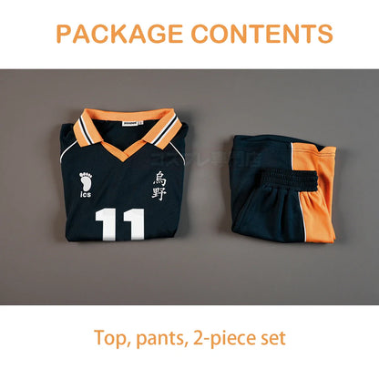 Haikyuu - Cosplay Kei Tsukishima Maillot du club de volley-ball du lycée Karasuno Jersey