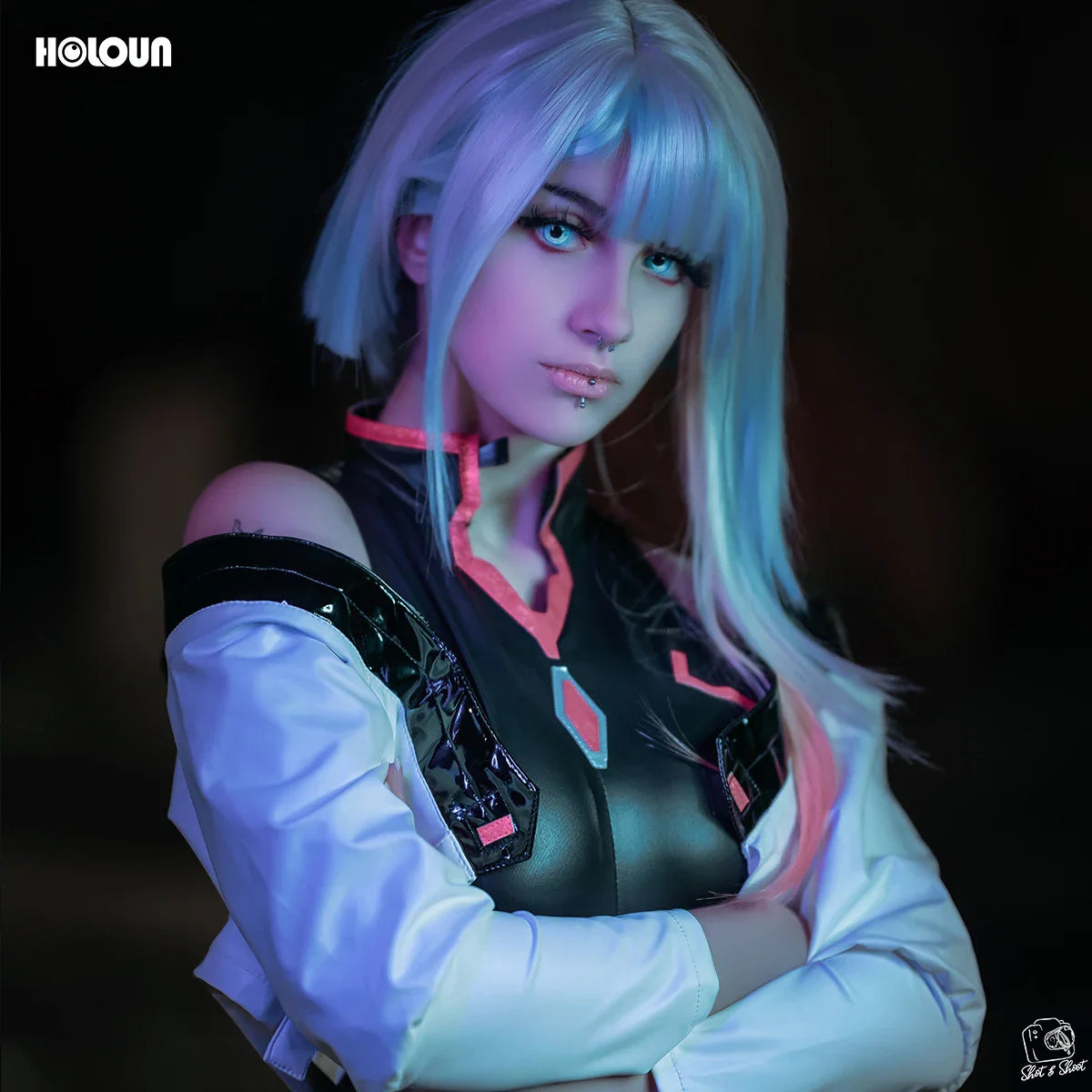 Cyberpunk Edgerunners - Cosplay Lucy Lucyna Kushinada costume de déguisement complet