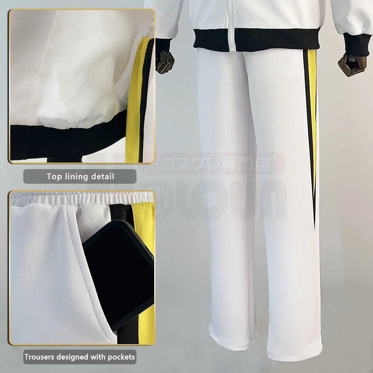 Haikyuu - Cosplay Fukurôdani Ensemble de Training de l'Académie Fukurôdani Maillot Jersey