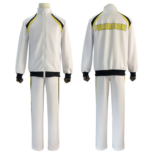 Haikyuu - Cosplay Fukurôdani Ensemble de Training de l'Académie Fukurôdani Maillot Jersey