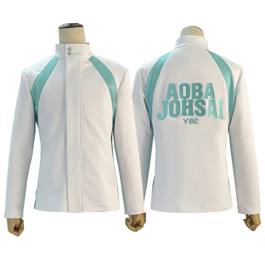 Haikyuu - Cosplay Aoba Johsai Veste de Training du lycée Aoba Johsai Maillot Jersey