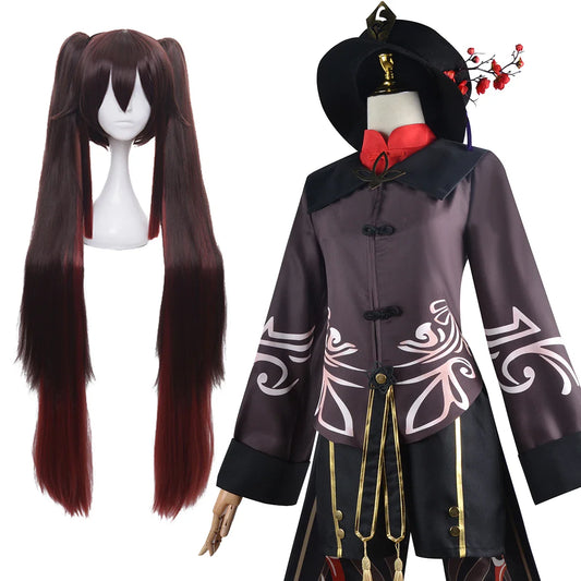 Genshin Impact - Cosplay Hu Tao costume de déguisement complet