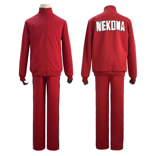 Haikyuu - Cosplay Lycée Nekoma Ensemble de Training du lycée Nekoma Maillot Jersey