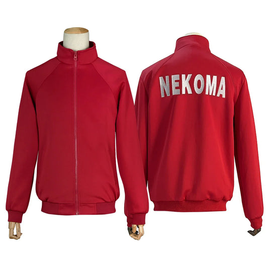 Haikyuu - Cosplay Lycée Nekoma Veste de Training du lycée Nekoma Maillot Jersey