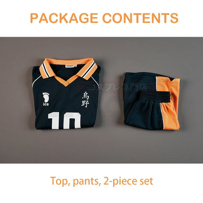 Haikyuu - Cosplay Shoyo Hinata Maillot du club de volley-ball du lycée Karasuno Jersey